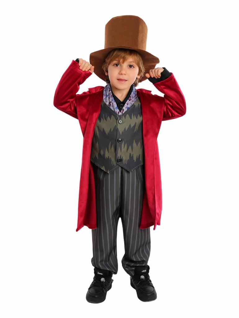 Willy Wonka Halloweenkostuum voor kinderen - Charlie and the Chocolate Factory Cosplay
