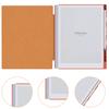 Case for 2 Tablet Sleeve - Lightweight Clear Back Case Protective Book Folio Sleeve with Built-in Pen Holder