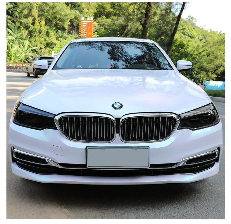 BMW 5 Series Smoked Headlight & Taillight Film - TPU Black Warrior MX1234