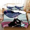 Anime Panty Stocking Printed Bed Set Duvet Cover Pillowcase Bedding Set Bed Linen Sheet Quilt Cover Full Queen King Size