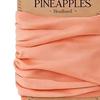 Lockiges Ananas-Stirnband Rosa Blumenmuster Weiches Atmungsaktives Haarband Schlafen Training Anti-Knoten Haare