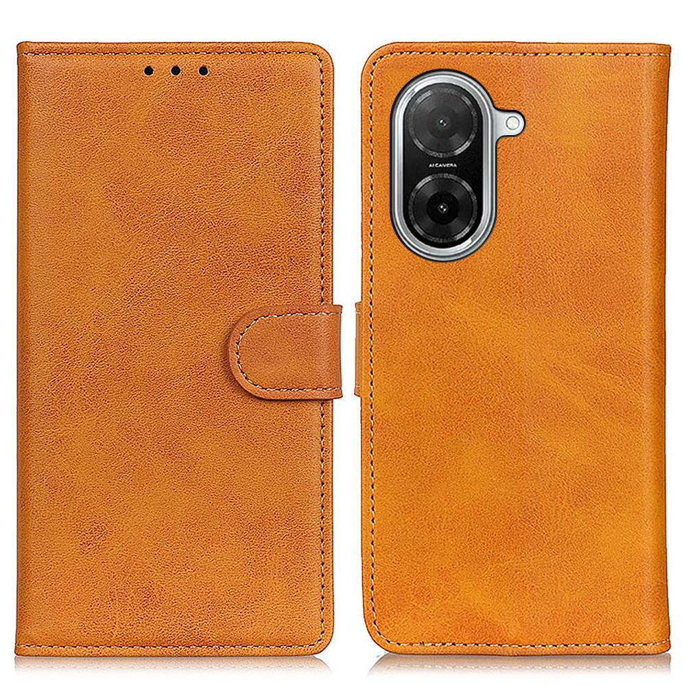 For Xiaomi Poco C71 4G/Redmi A5 4G (171.7*77.8*8.3mm) Case Cowhide Texture Leather Wallet Stand Phone Cover