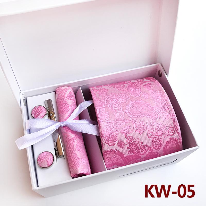 Men's Formal Tie Gift Box Set - 6 Pieces