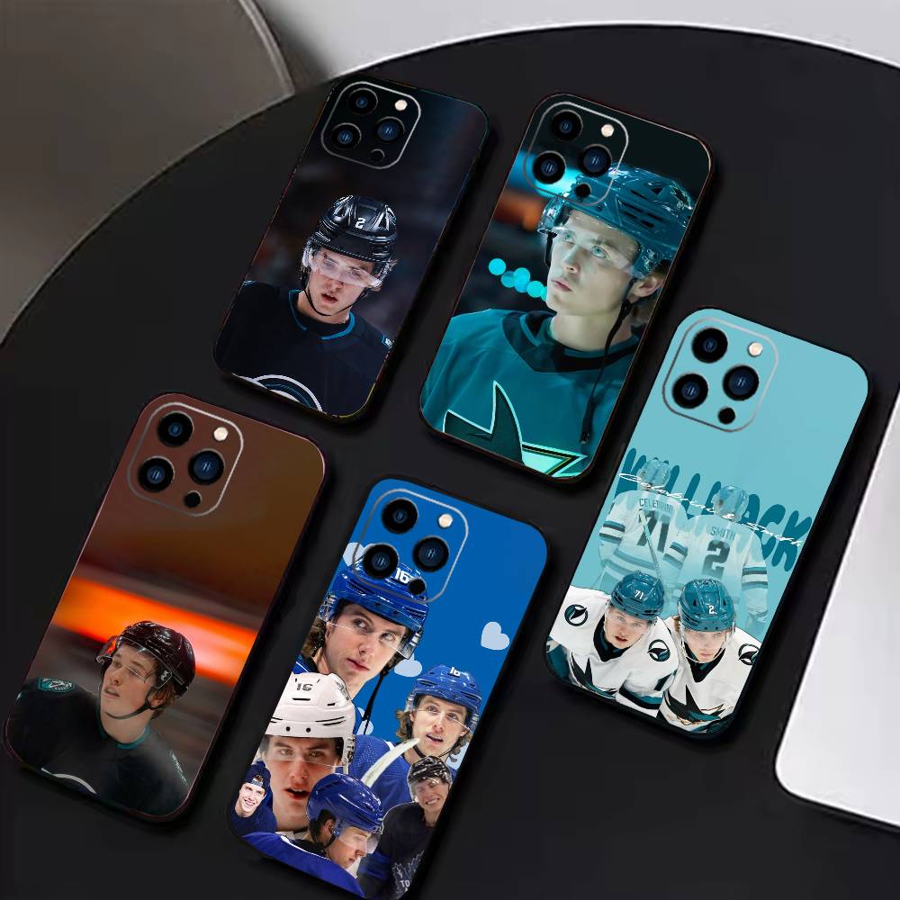 William Eklund-Sharks Phone Case For iPhone 17 16 15 14 13 12 Max Plus Silicone Black Cover