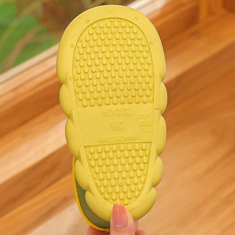 Kids Dinosaur Rain Boots Boys Girls - Non-Slip Waterproof PVC Mid-Calf Shoes With Optional Removable Lining
