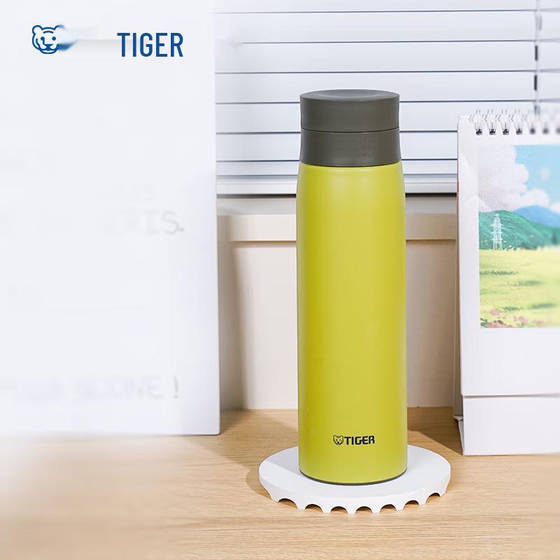 TIGER Portable Stainless Steel Thermos with Tea Filter 500ml