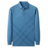 Summer New Men's Short-Sleeved Lapel Polo Shirt Young and Middle-Aged Men's Thin Fashion Thin Striped Top