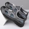 Men's Closed Toe Hiking Sandals Breathable Mesh Outdoor Sandals Non-Slip Casual Walking Shoes