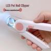 LED Pet Nail Grinder and Clippers for Cats and Dogs