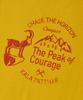Kallapataleu Back Deer Graphic Short-Sleeved T-Shirt - Yellow