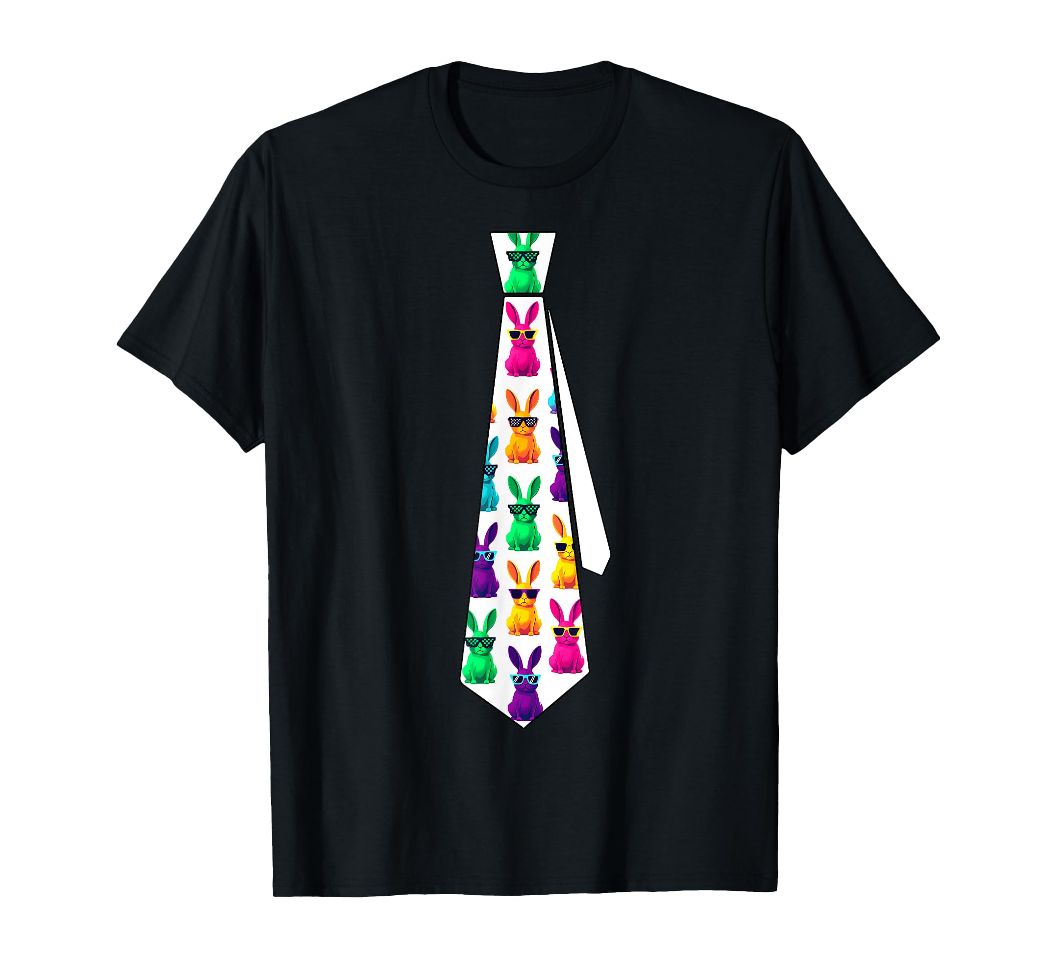 Happy Easter Funny Bunny Tie Boys Toddler Men s T-Shirt