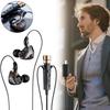Earphones Ear In Noise Canceling Dynamic Hd Mic Recording Singing Wired C Type