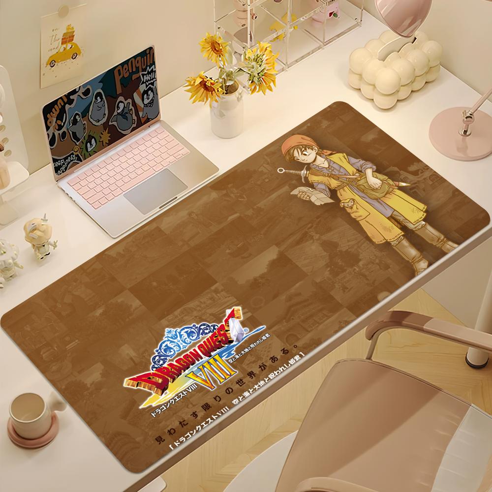 Game Dragon QQuest Journey Cursed King  S Mouse Pad Large Desk Mat Keyboard Ergonomic Office Rubber Game PC Nonslip Antifray
