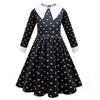 The New Adams Family Dress Gauze Skirt Wednesday Adams Black Gauze Skirt Adams Dress