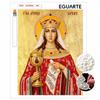 DIY 3D Pearl Diamond Painting Art Set Saint Barbara Religious Icon Home Decor Art Set Wall Art
