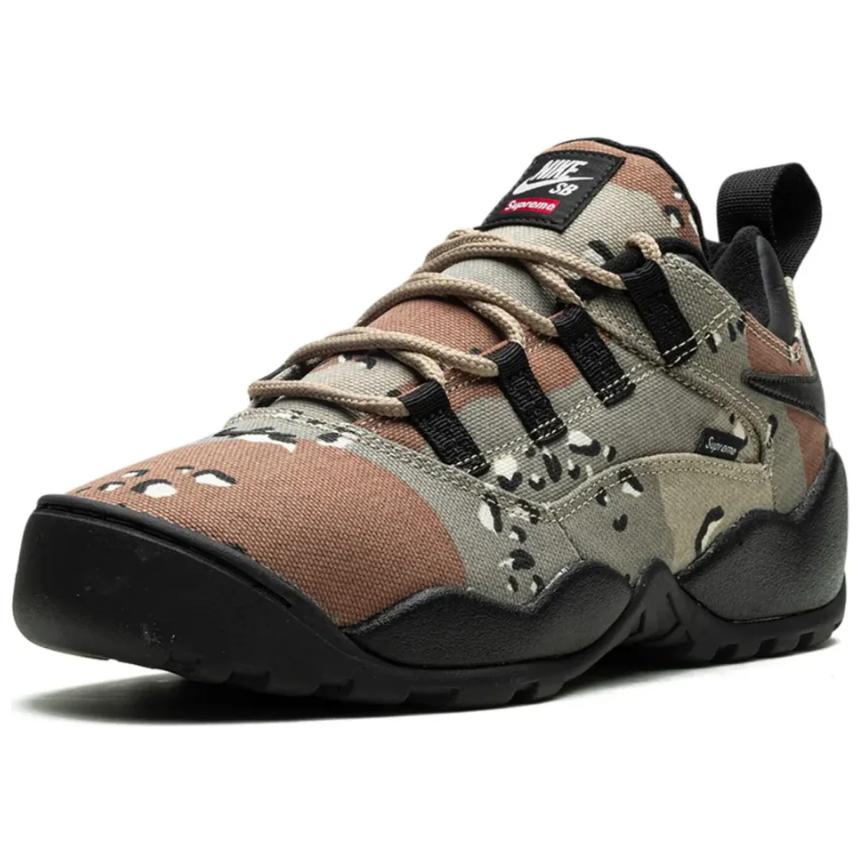 Nike SB Darwin Low Supreme Desert Camo Skateboard Shoes FQ3000-200