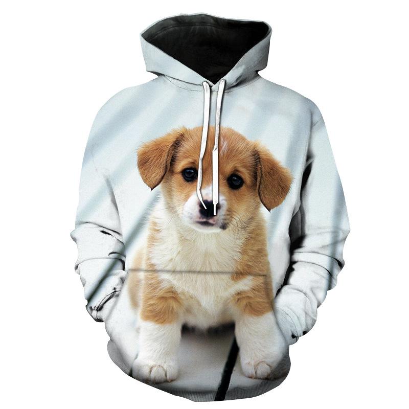 Fashion Hot Sale Animals Dogs 3D Printing Hoodies Fashion Men's Women Long Sleeve Hoodie Sweatshirt Pullover Tops Hooded Coat