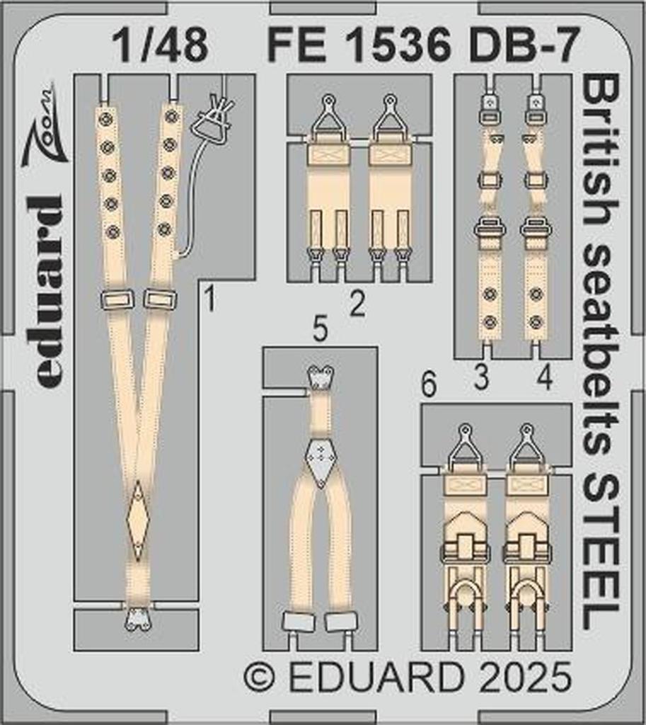 eduard Scale Big Ed Boston III Parts Set HK Plastic Model Parts EDUBIG49460 1/48 DB-7 (British Version) (for Models) (Airplane)