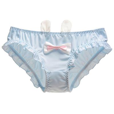 Damen Hasenohren Cosplay Rüschen-Slips Panty Rollenspiel Dessous Nachtwäsche