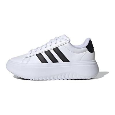 נעלי סניקרס לנשים Grand Court Platform Cloud White Core Black IE1092