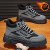 Winter Men's Shoes Velvet High-top Martin Boots Men's Thick-soled Non-slip Thickened Warm Cotton Shoes Tooling Shoes Short Boots Trendy Shoes
