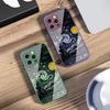 Oil Painting Starry Sky For iPhone 16 E 15 14 13 Plus 12 Mini 11 Pro Max XR Xs Max X 7 8 6 6S 2022 Tempered Glass Phone Case