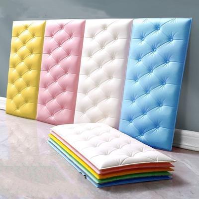 1PC verdicken 3D Wandaufkleber hochwertige Anti-Kollision DIY Wand Matte Pad selbstklebende Tapete Kinder Schlafzimmer