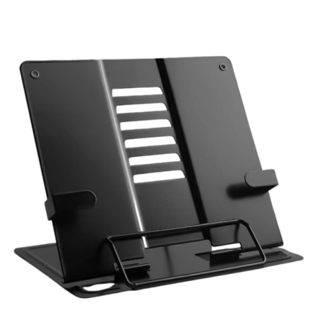 6 Adjustable Positions Desk Book Holder Heavy Duty Metal Document Holder  Cooking Recipes