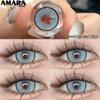 AMARA  Colored Contacts Lenses Brown Lenses Purple Lens Natural Look Cosmetics Colored Pupils Eyes Color Lens Soft High Quality