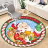 1pc Christmas, Santa Claus Chair Carpet for Office, Soft Flannel Throw Mat, Perfect for Office,Holiday Party Decoration Choice yy251113214
