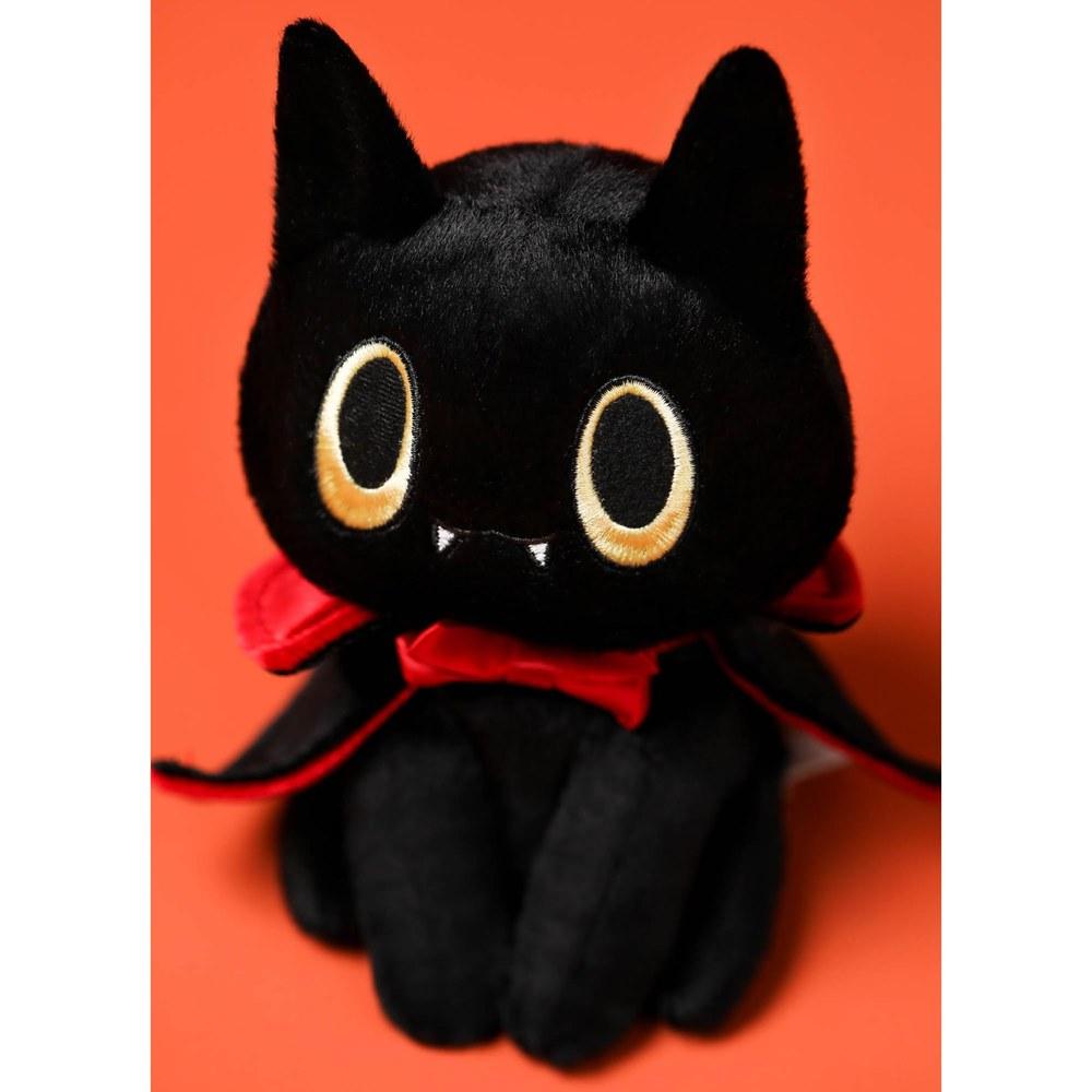 McHugs Dracula Cat Plush Toy MC400075 Black Halloween Cat
