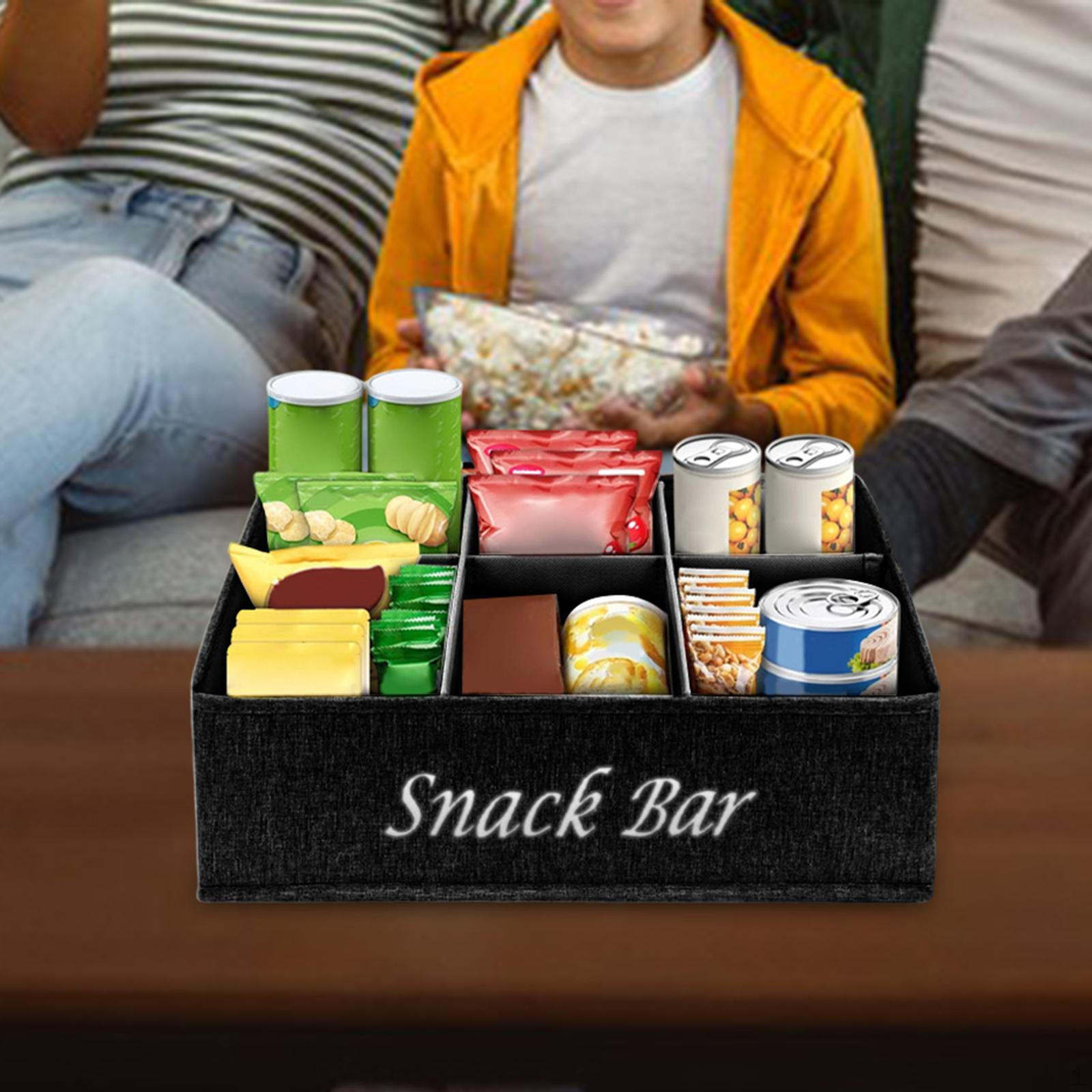 

Countertop Snack Organizer Container Food Display Multipurpose Basket Storage Bin for Outdoor чёрный