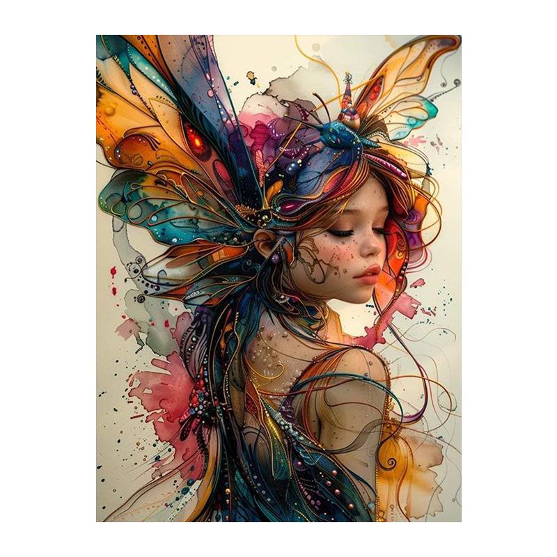 DIY Digital Oil Painting: Dopamine Girl Acrylic Paint Set