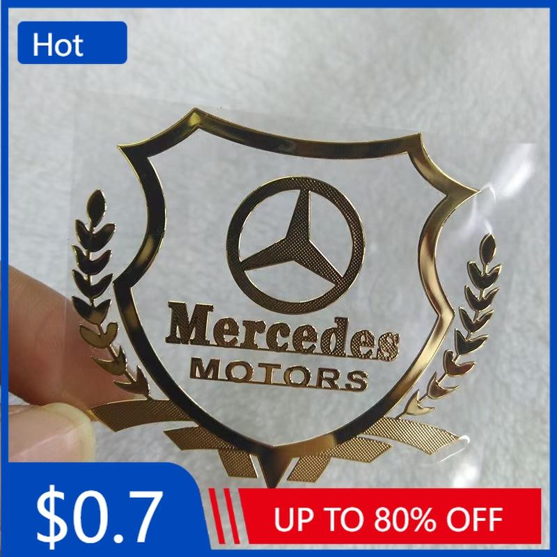 Car Sticker 2pcs Car Window Body Trunk Decoration Badge Auto Accessorie For Benz C E S Class W204 W205 W212 W213 W211 W220 W222