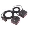 1 Set 12V Rear Towing Trailer Lightboard Tail Light 10m Cable 7 Pin Brake Stop License Number Plate Reflector Waterproof