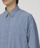 Snow Peak KASURI Ripstop Ripstop Dark Size M Shirt, Kasuri-style Fabric, Purple