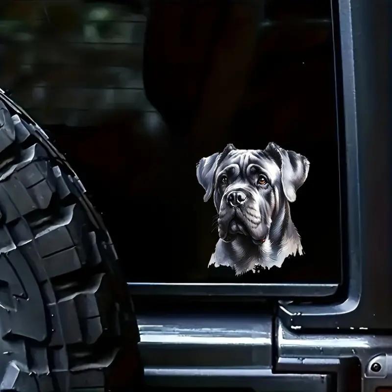 Cane Corso Dog Self-Adhesive Vinyl Decal, Used for Car Windows, Bumper, Laptops, Waterproof Exterior Car Accessories