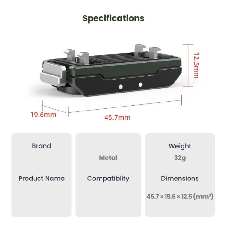 Magnetic Quick Release Base Mount for X5 Action Camera Expansion Adapter Fixed Holder Portable Stand Accessories
