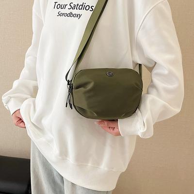 Shoulder Messenger Bag New Women's Shoulder Bag Trend Shopping 2025 Foreign Style Small Square Bag Fashion Casual Cloth Bag