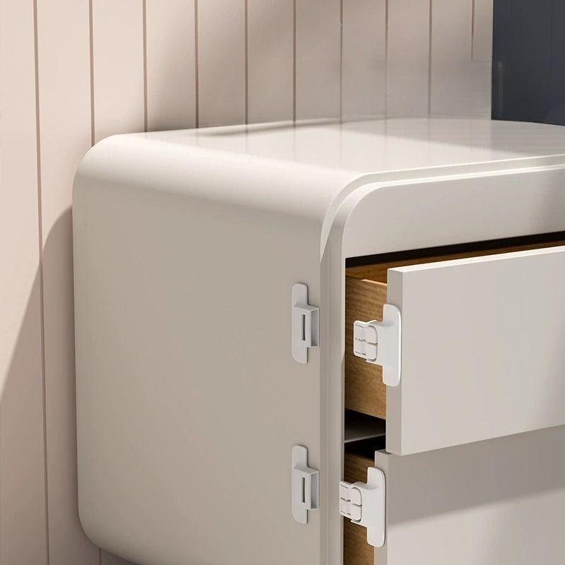 Window Lock, Punching-free, Self-adhesive and Child-proof Fastening, Refrigerator Door Closer, Drawer and Cabinet Safety Lock