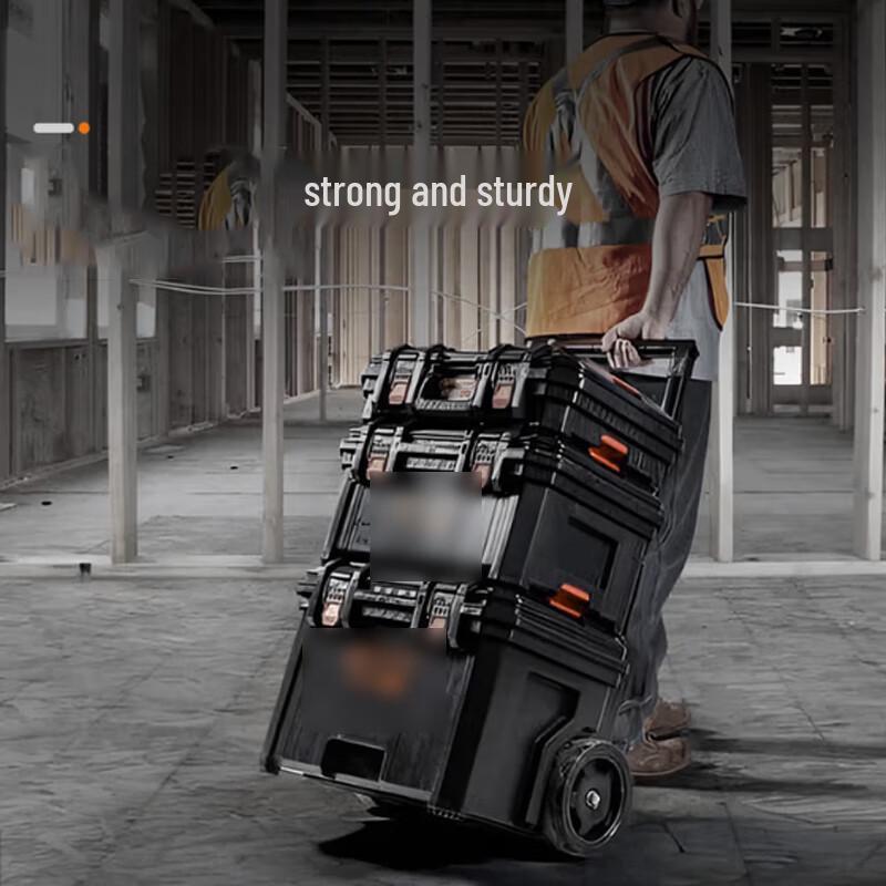 Xiang Zhi Lv Stackable Heavy Duty 3-Piece Toolbox Set