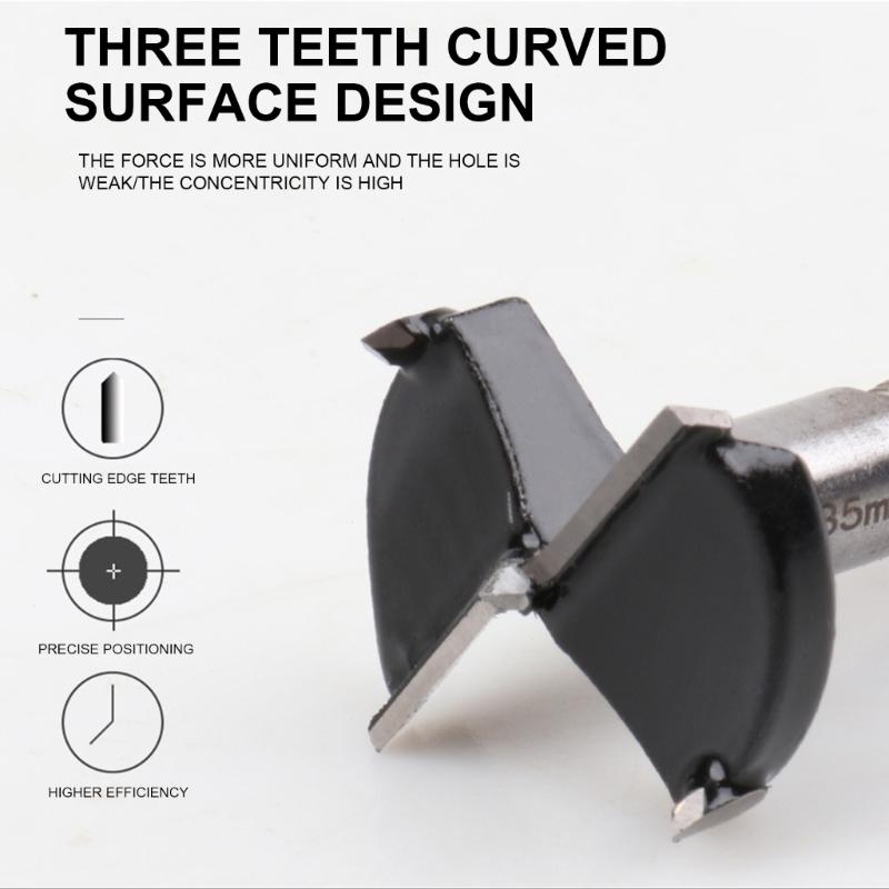 Professional Auger Opener Hole Drilling Tool Tungsten Carbide Boring Bit for Woodworkers and Craftsmen Home Improvement