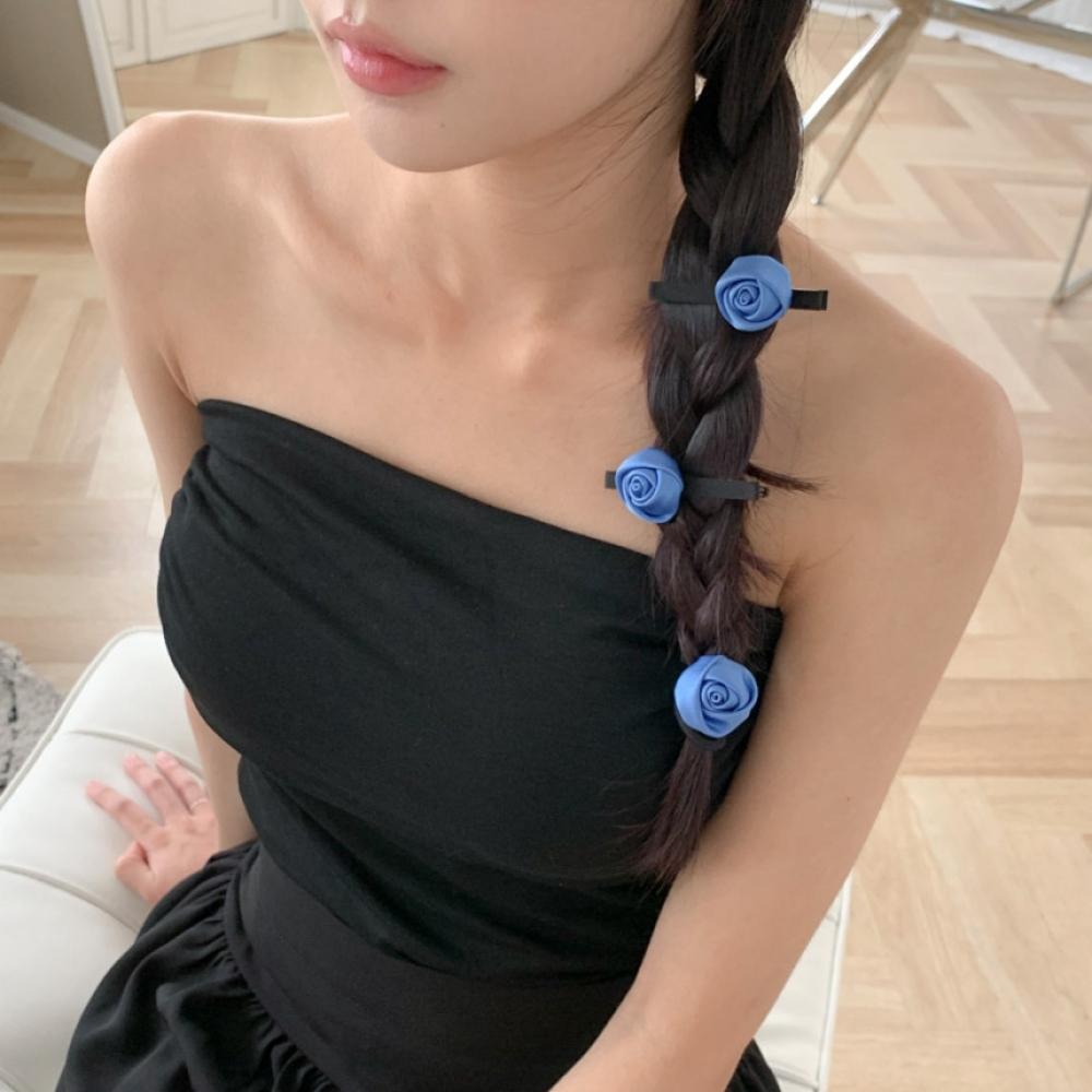 

Миниатюрная атласная заколка для волос Blue City Tiny Rose Point, 4 цвета