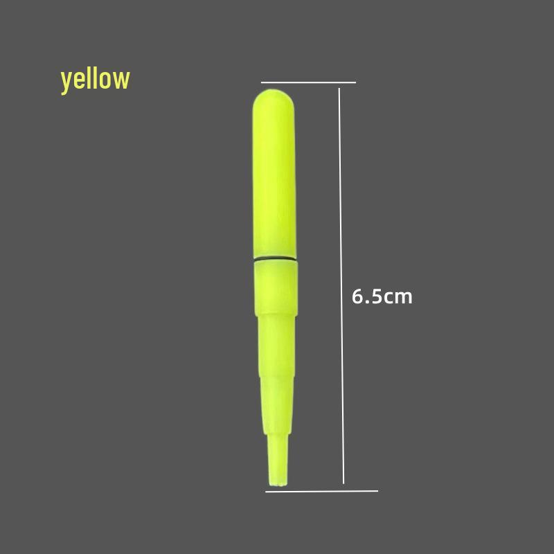 Electronic Luminous Fishing Bobber with Glow Stick for Night Fishing