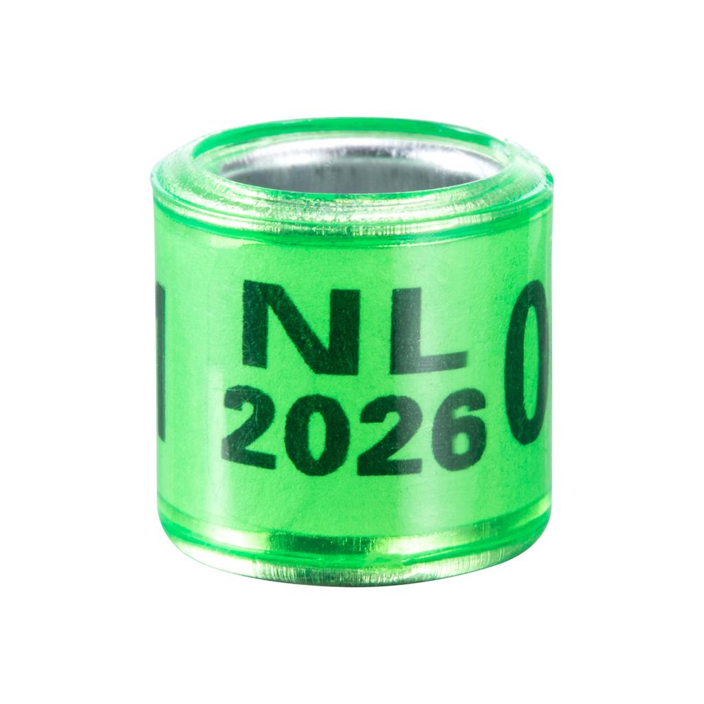 2025/2026 Multicolor Pigeon Foot Ring with Word Foot Ring High Quality Durable Bird Ring Bird Marking Ring Bird Supplies 50Pcs