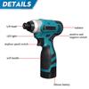 16.8V DC Wireless Impact Electric Cordless Screwdriver Power Tool New Electric Drill Drilling Machine Mini Hand Drill
