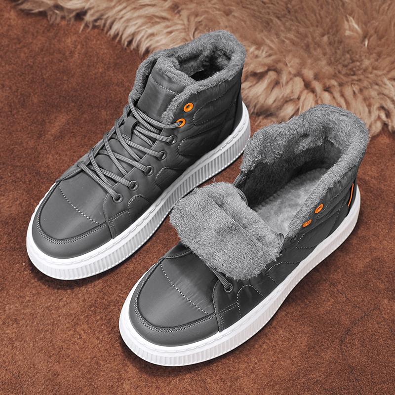 Модные черные уличные ботинки ручной работы с высоким берцем — фото 5