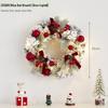 Luminous Christmas Wreath: Festive Door & Wall Decoration for Bar & Mall Scenes