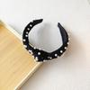 Bohemian Style Wide Knotted Fabric Headband for Women
