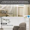 15Pairs Curtain Magnetic Buckle Detachable Curtain Magnet Buckle Suitable for Curtains - Install Wall Monted Magnetic Buckle